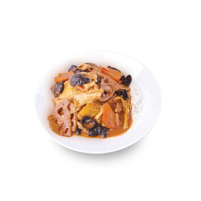 南乳炆齋飯 (素食)