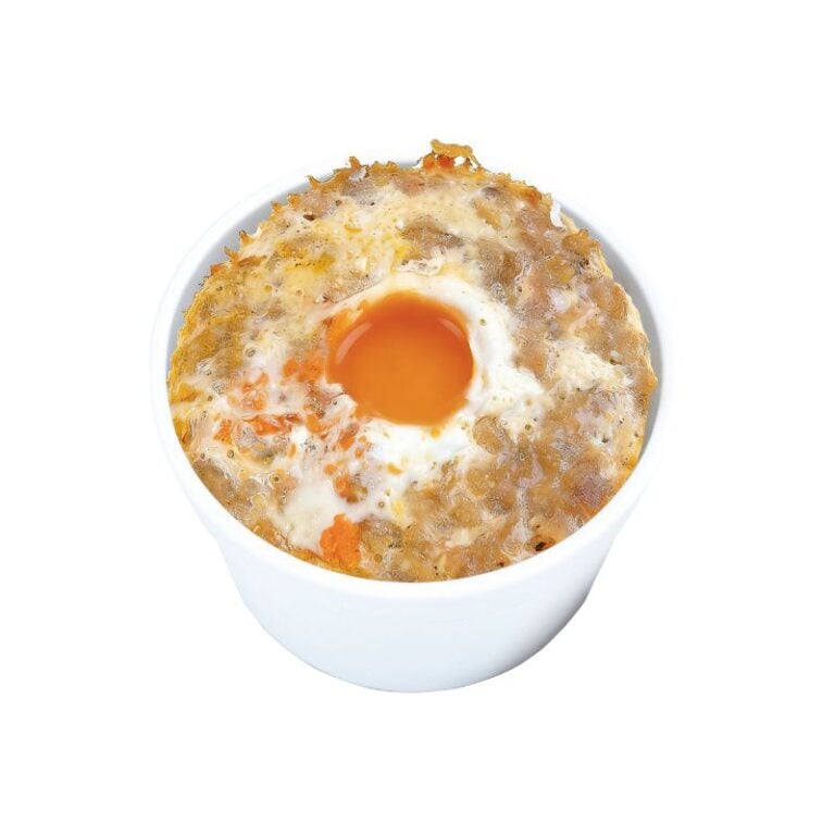 鹹蛋蒸肉餅飯 (特瘦)