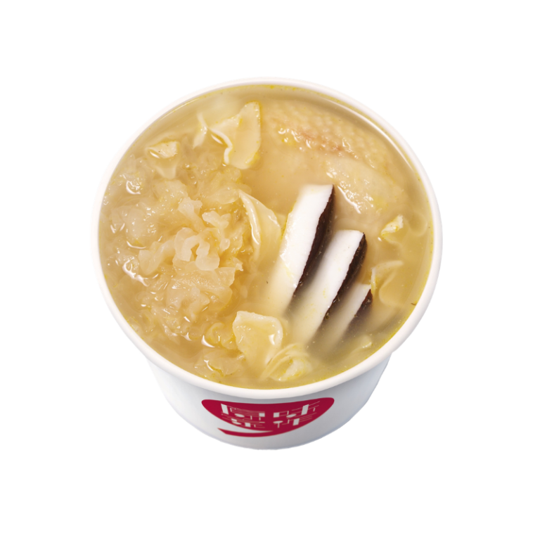 椰子螺頭雪耳雞湯