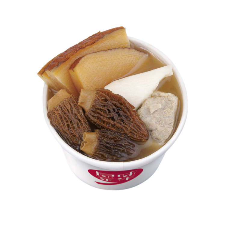 羊肚菌螺片淮山瘦肉湯
