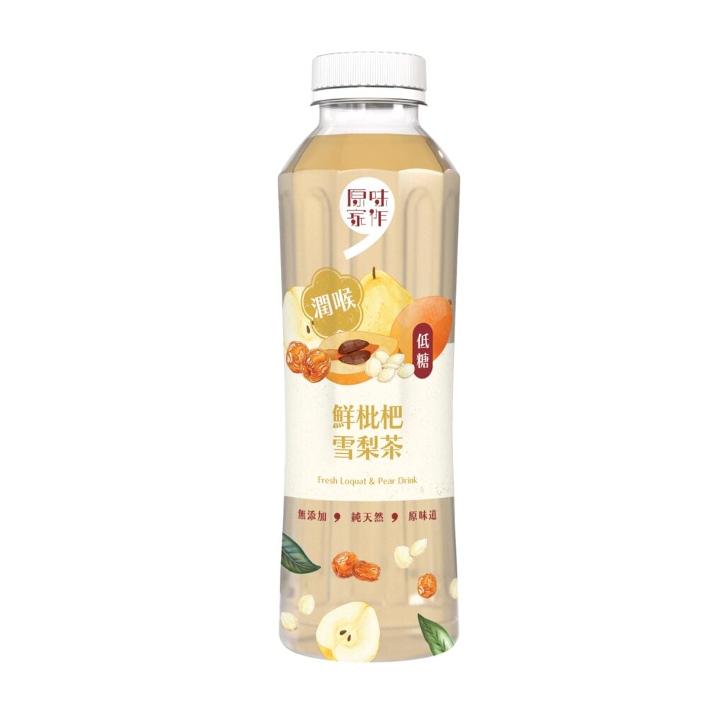 鮮枇杷雪梨茶 (低糖) 450mL